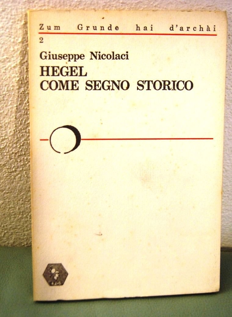 Hegel come segno storico | Immagine principale