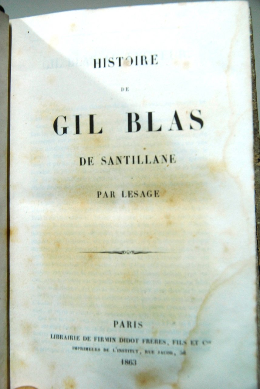 Histoire de gil blas de santillane par lasagne