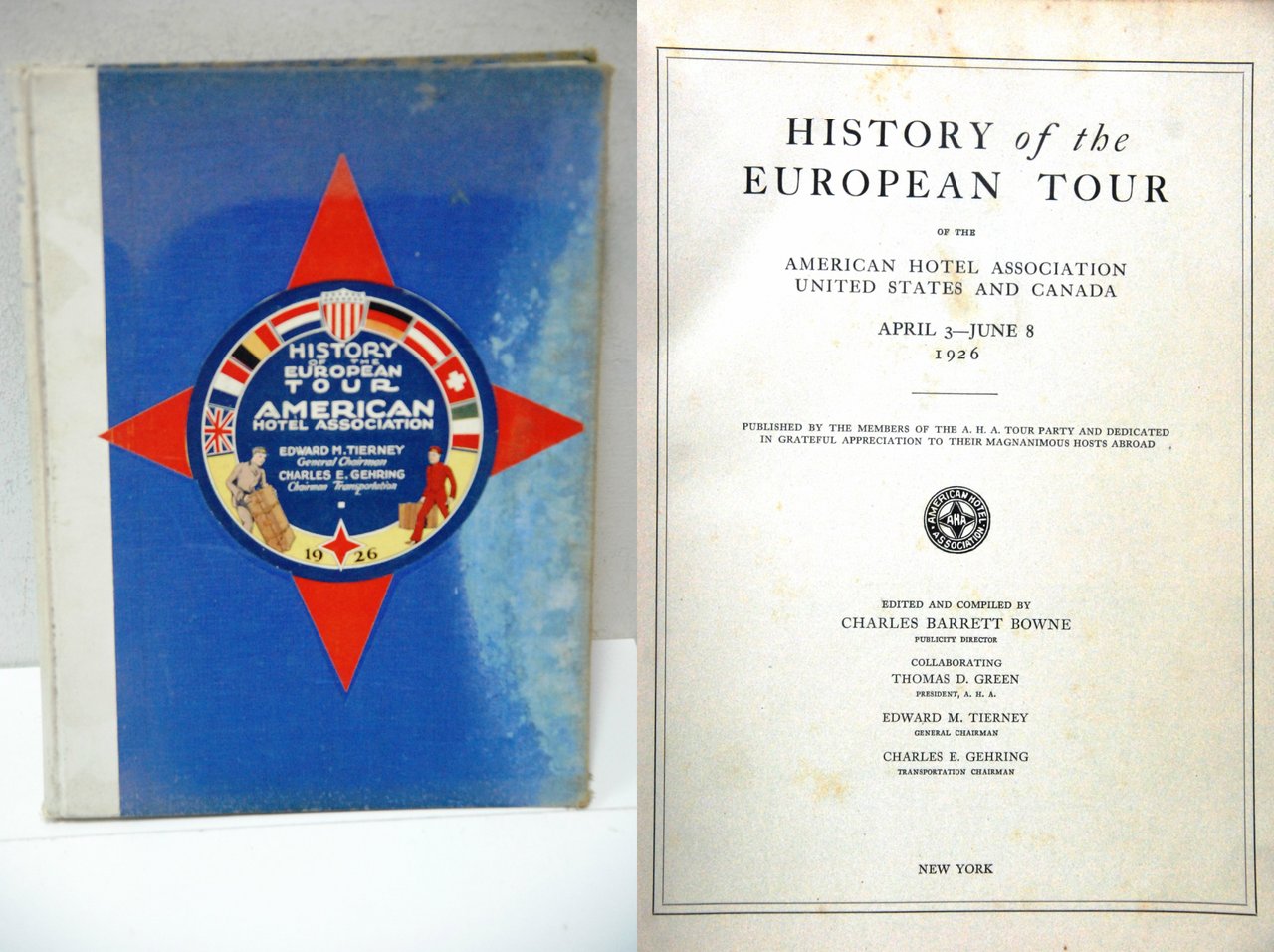 HISTORY of the european tour american hotel association