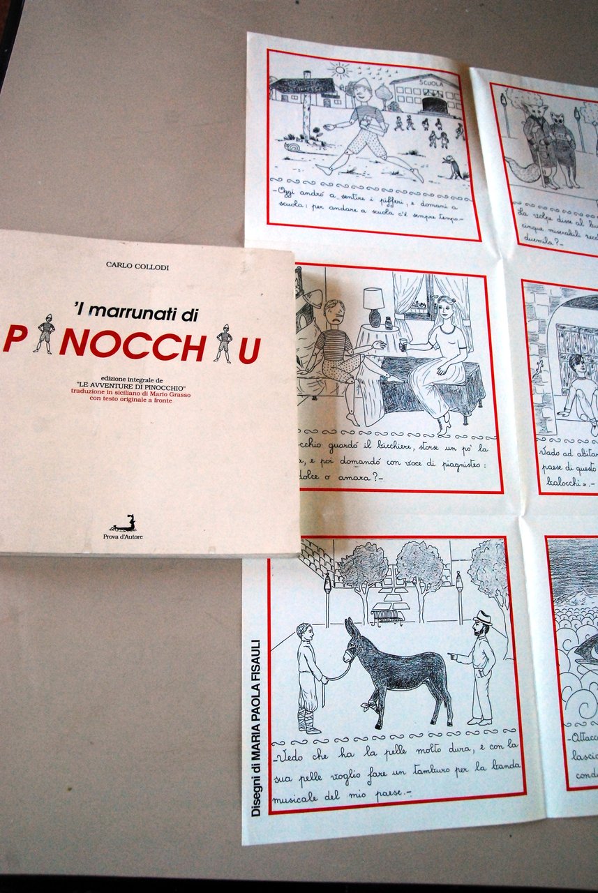 i marrunati di pinocchiu NUOVO cpl. di poster carlo collodi | Immagine principale