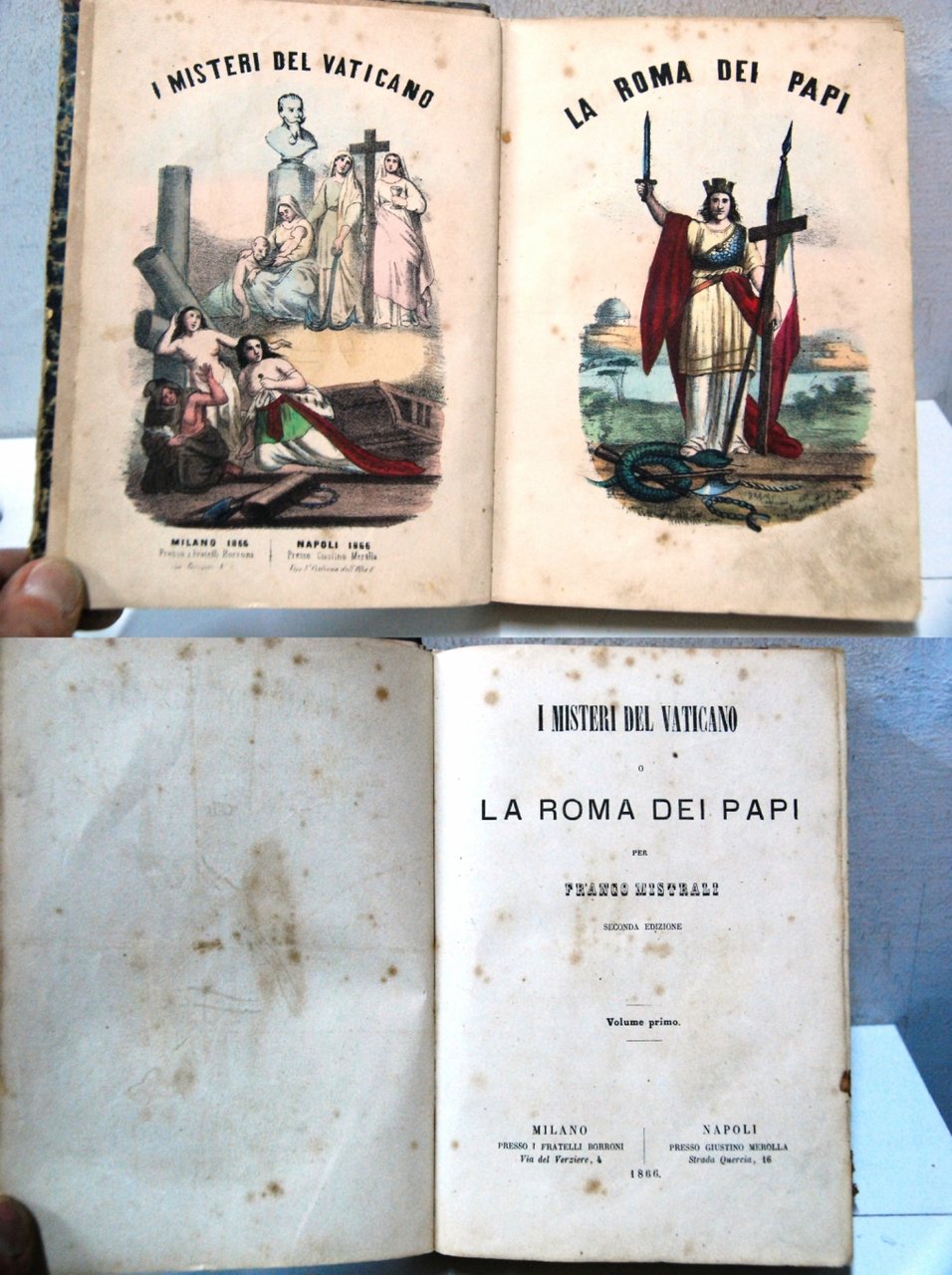 i misteri del vaticano la roma dei papi volume primo | Immagine principale