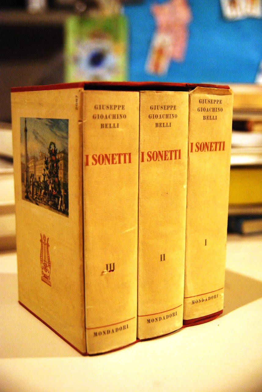 i sonetti 3 voll. opera cpl. ottime cdz con cofanetto | Immagine principale