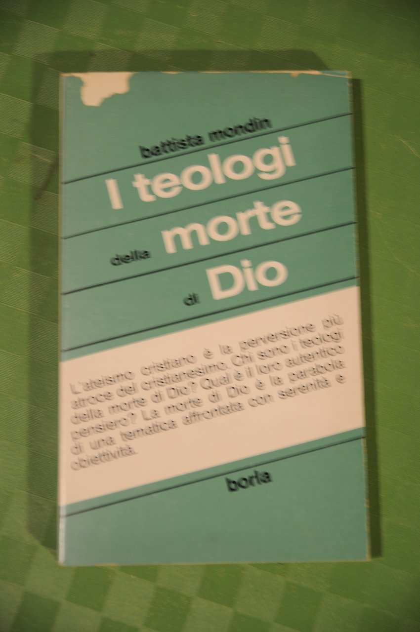 i teologi della morte di dio NUOVO