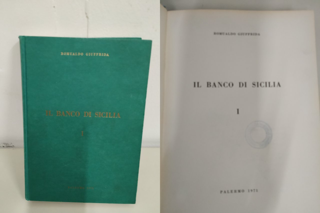 il banco di sicilia vol. 1 - NUOVO 1981