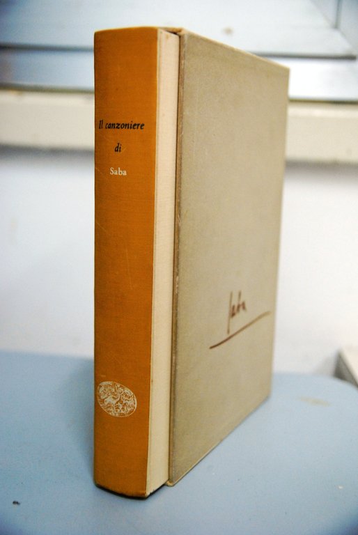 il canzoniere di saba NUOVISSIMO CON COFANETTO