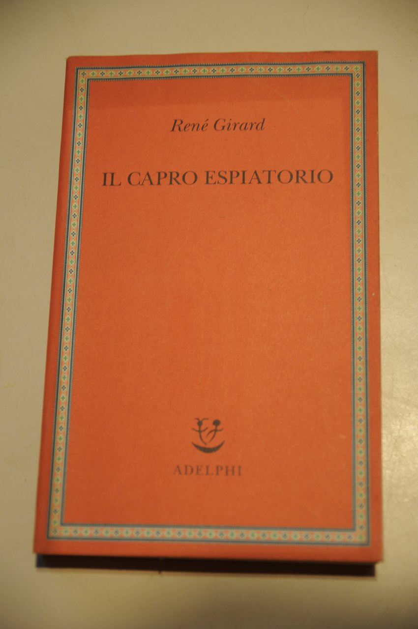 il capro espiatorio NUOVO (firma di possesso)