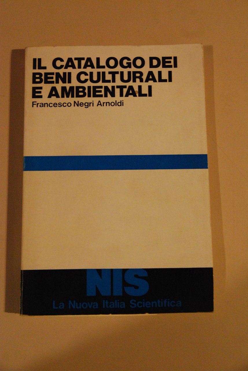 il catalogo dei beni culturali e ambientali NIS