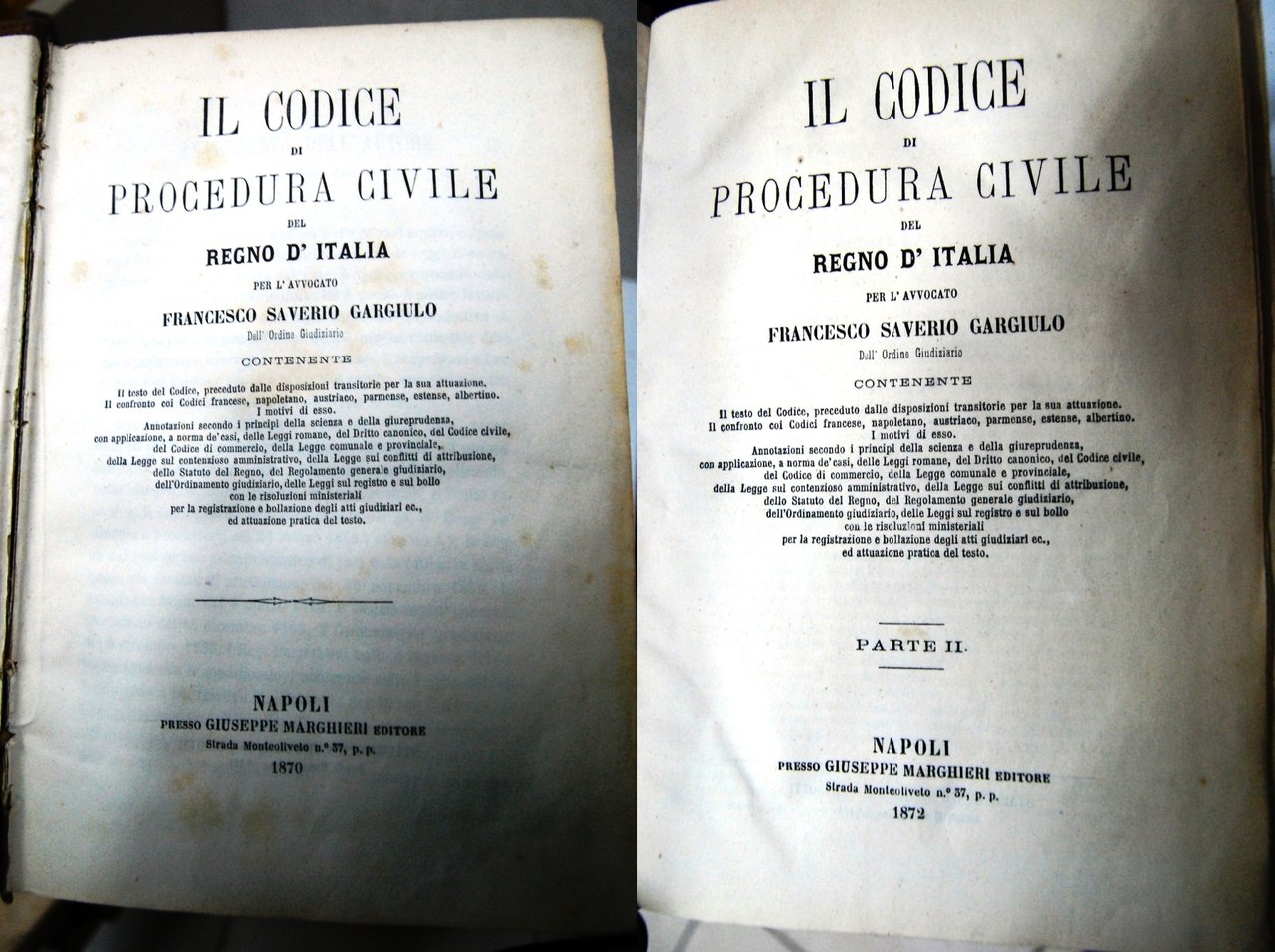 Il codice di procedura civile del regno d'italia ? 2 …