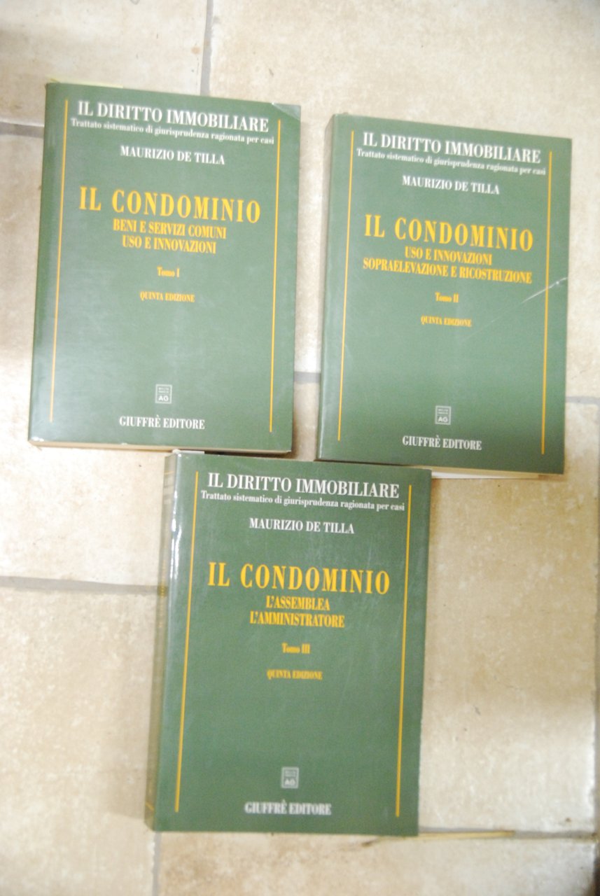 il condominio vol. 1,2,3 (qualche sottolineatura)