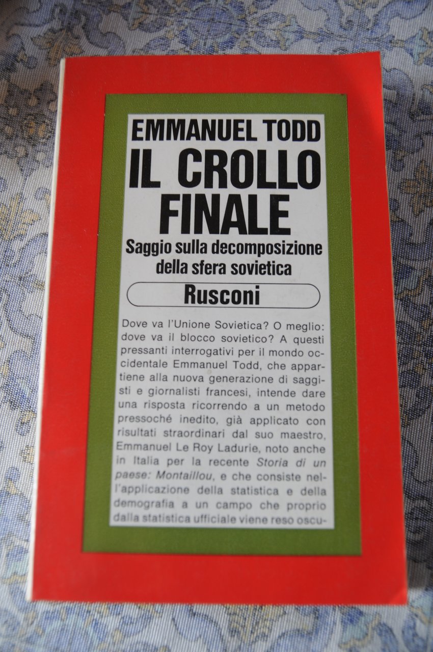 il crollo finale NUOVISSIMO | Immagine principale