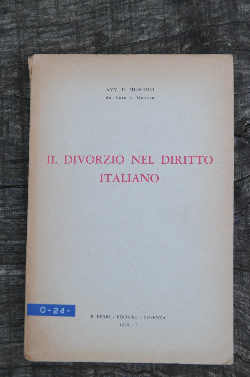 il divorzio nel diritto italiano NUOVISSIMO