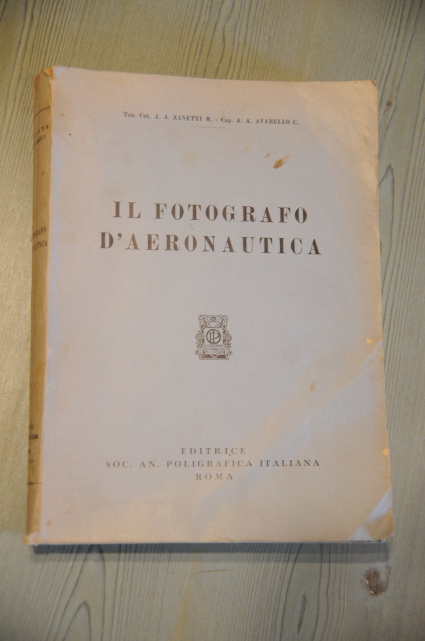 IL FOTOGRAFO d'aeronautica NUOVISSIMO