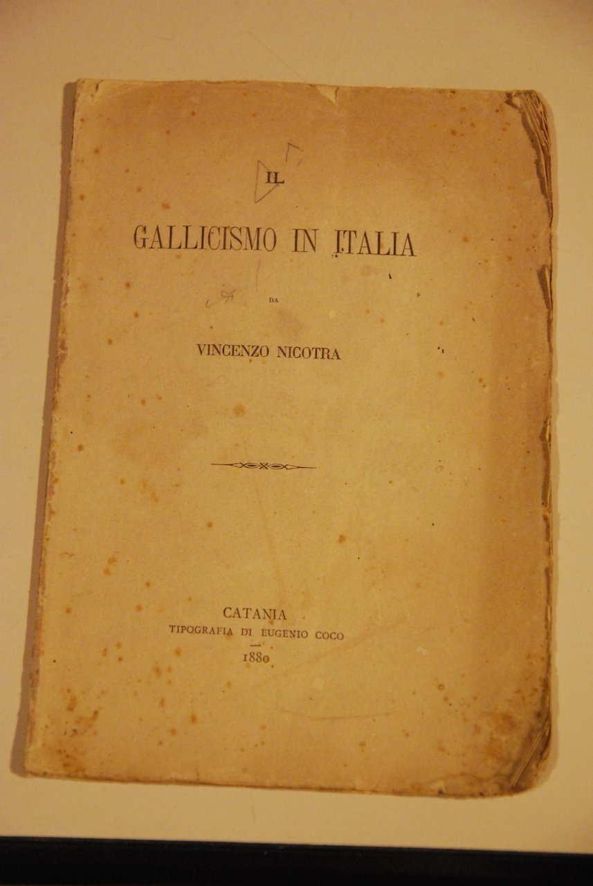 il gallicismo in italia