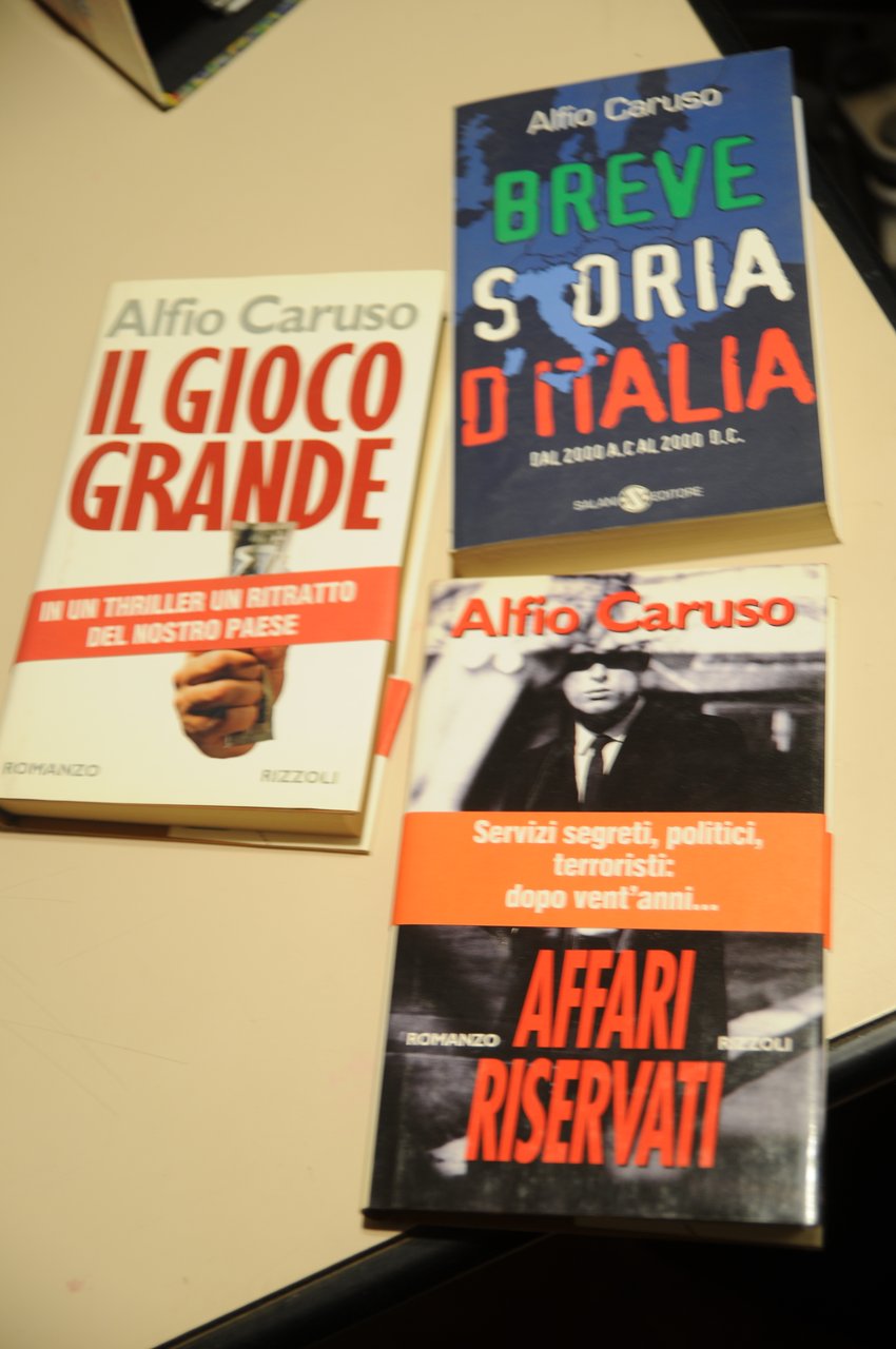 il gioco grande breve storia d'italia affari riservati autografati dall'autore …