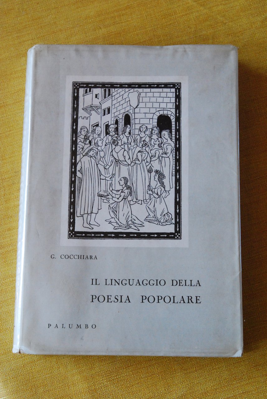 il linguaggio della poesia popolare COME NUOVO 1 ed. | Immagine principale