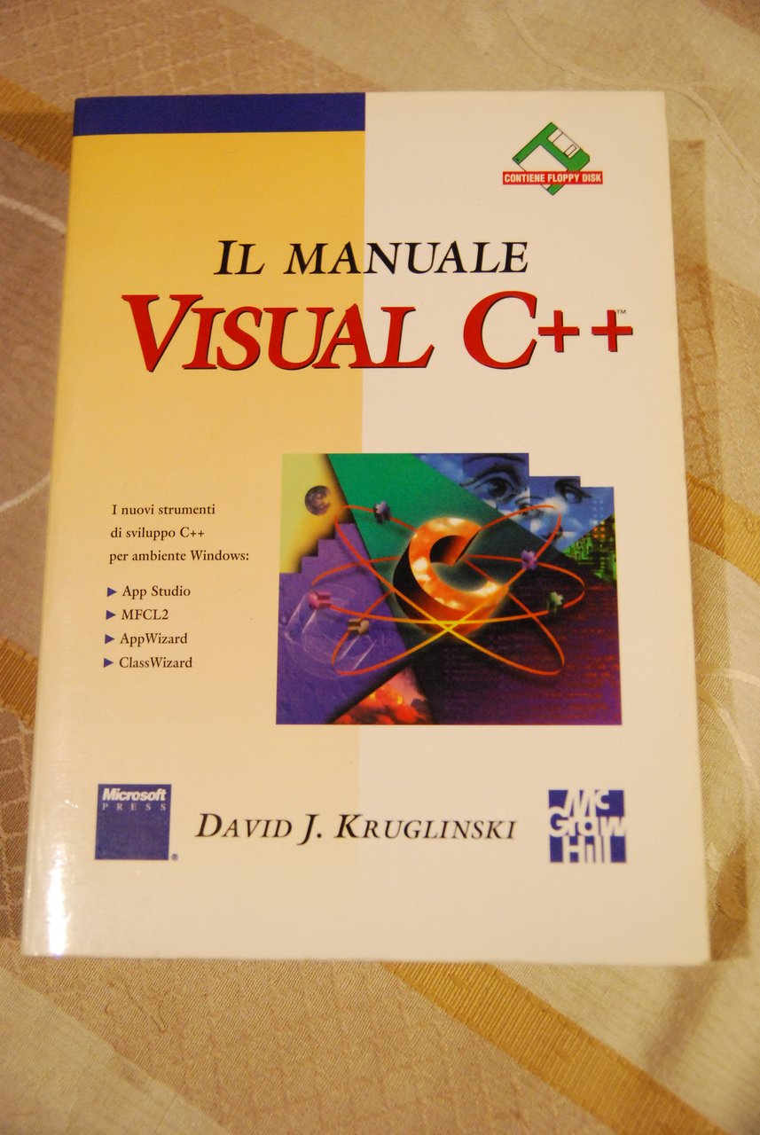 il manuale visual c ++ con floppy disk NUOVO