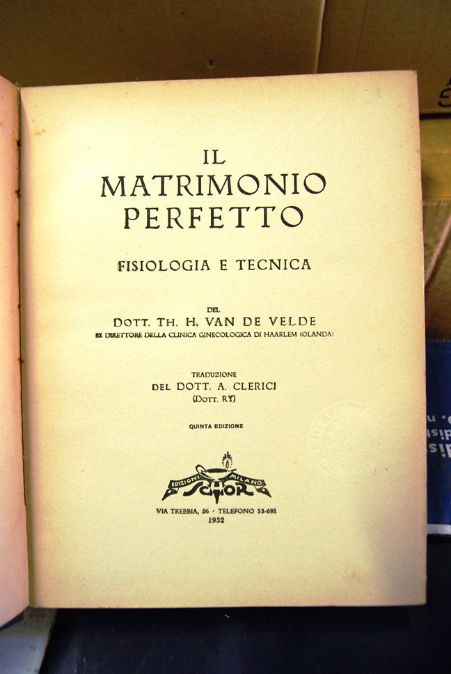 Il Matrimonio Perfetto, fisiologia e tecnica