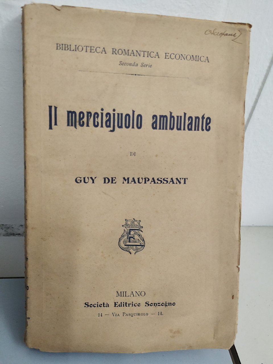 il merciajuolo merciaiuolo ambulante | Immagine principale