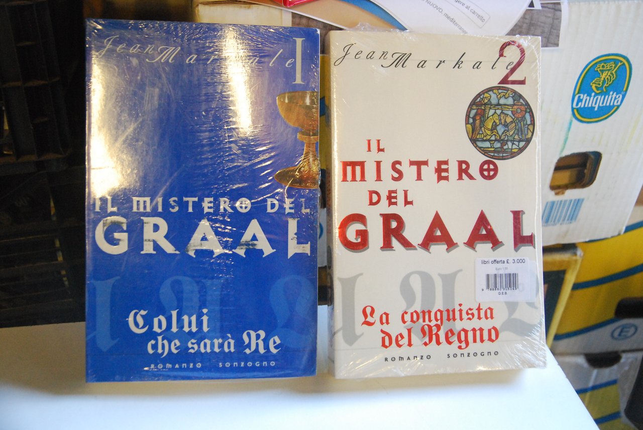 il mistero del graal 2 voll. NUOVI ancora col cellophane