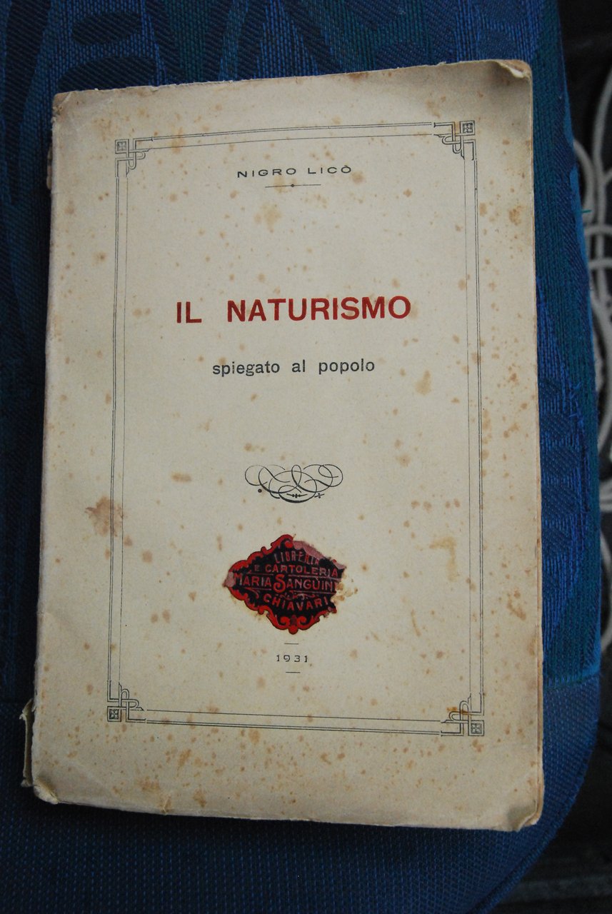 il naturismo spiegato al popolo