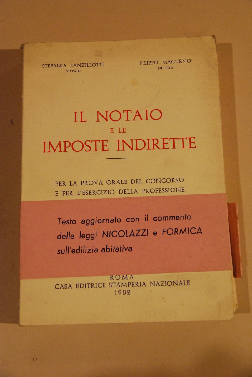 il notaio e le imposte indirette 1982