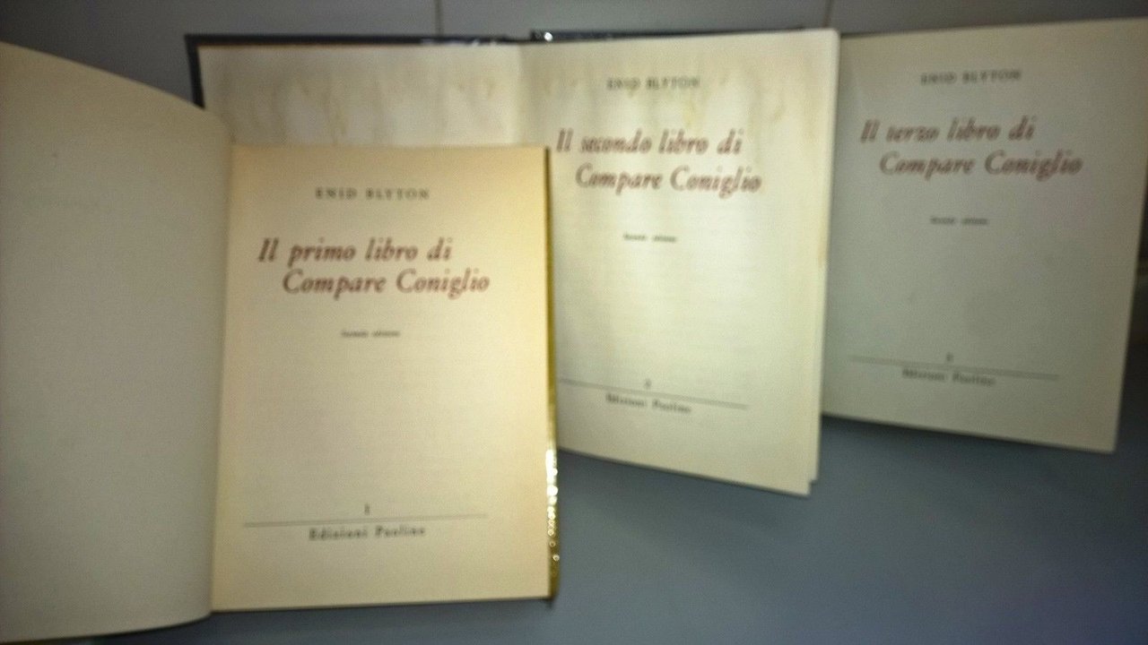 Il Primo-secondo-terzo libro di Compare coniglio (3 voll.)