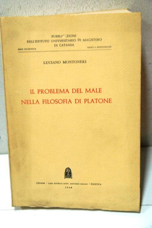 Il problema del male nella filosofia di platone