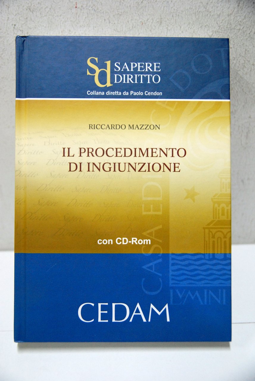 Il procedimento di ingiunzione con CD ROM | Immagine principale