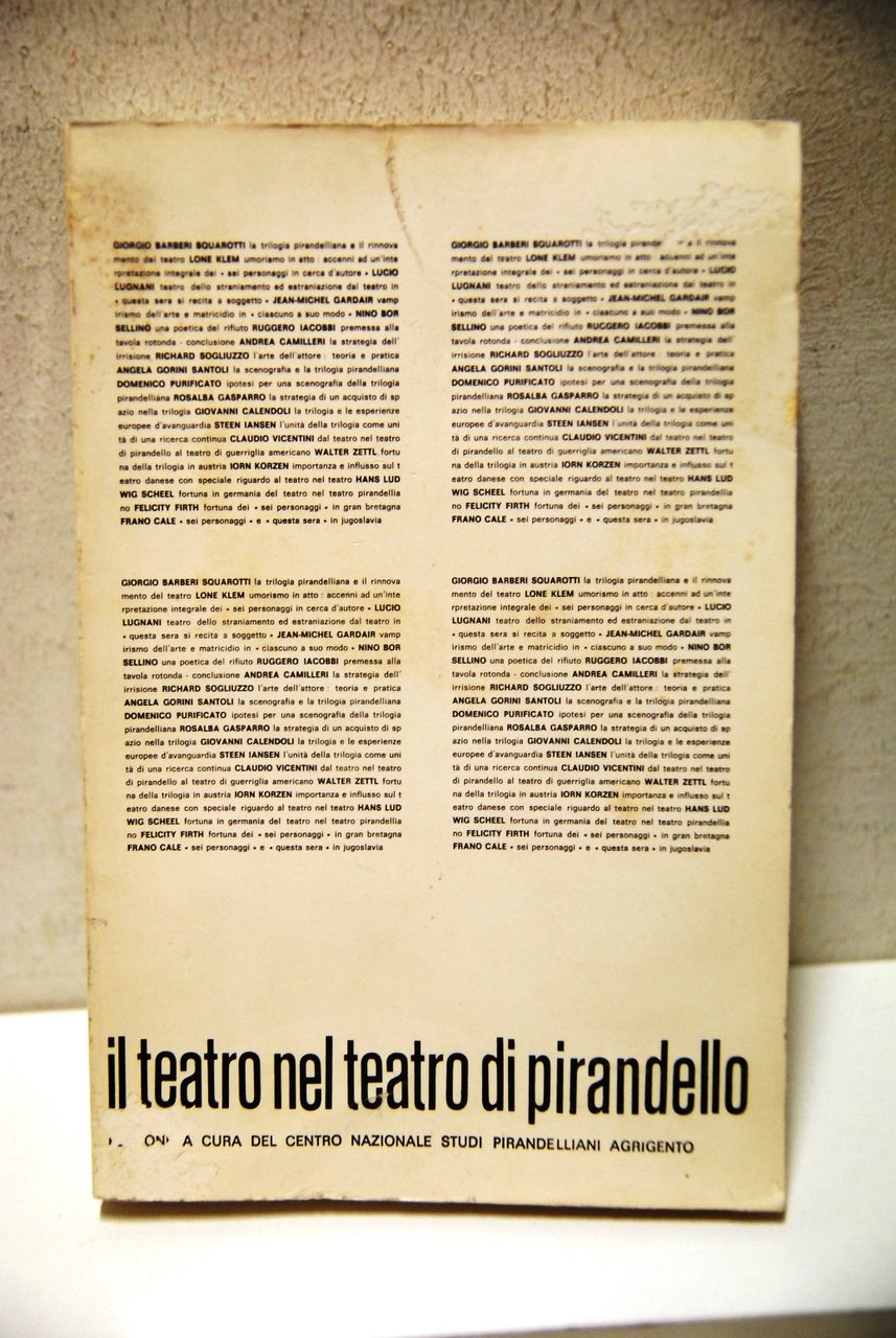 Il Teatro nel teatro di Pirandello