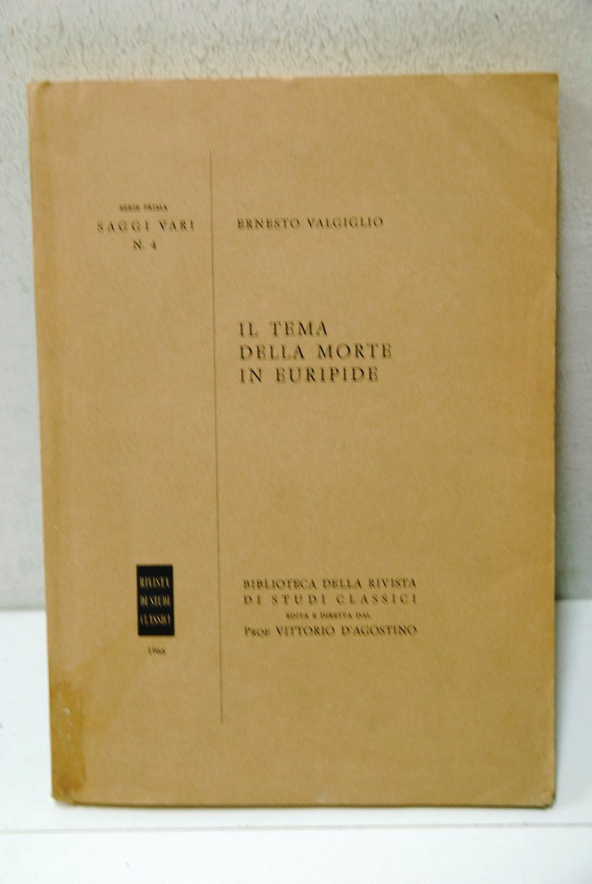 Il tema della morte di euripide, 159 pagine