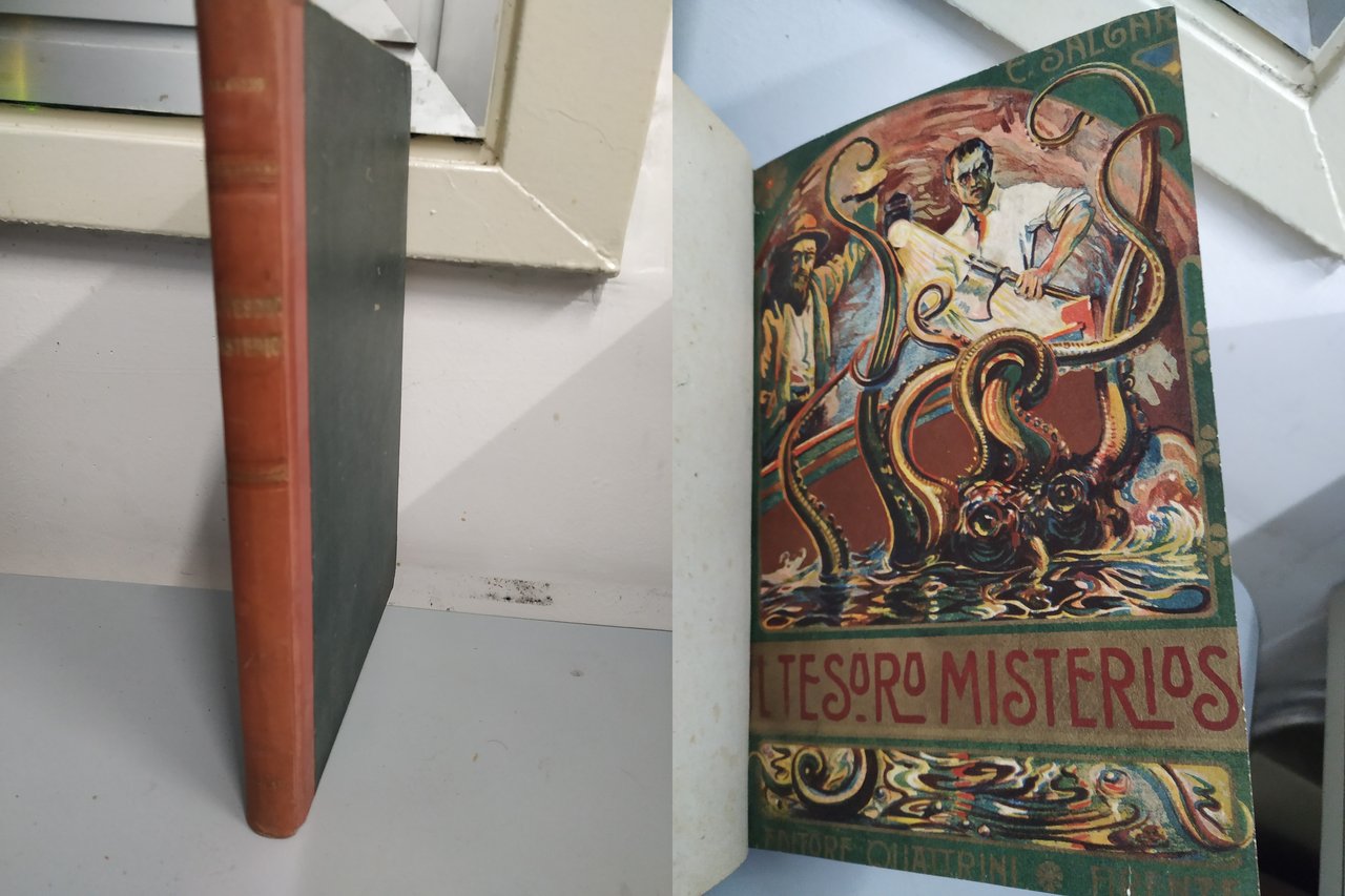 il tesoro misterioso prima edizione rilegata