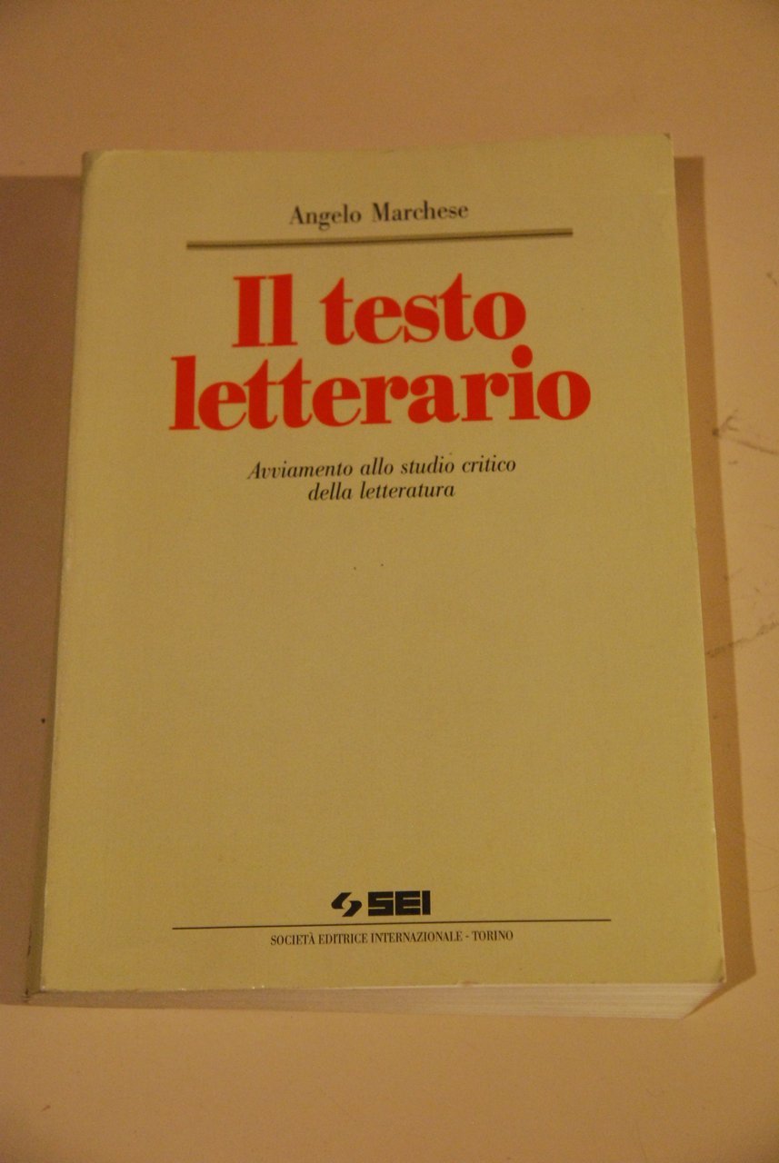 il testo letterario NUOVISSIMO