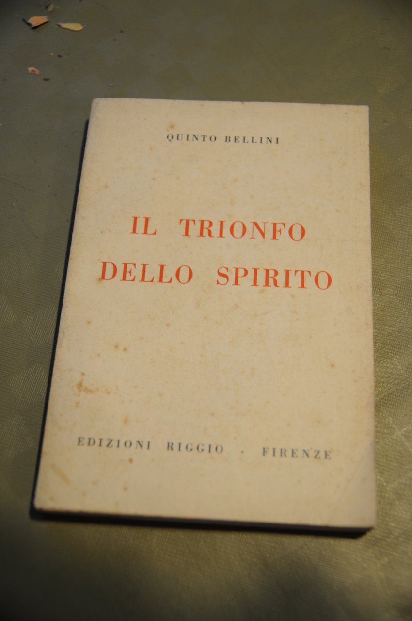 il trionfo dello spirito NUOVO