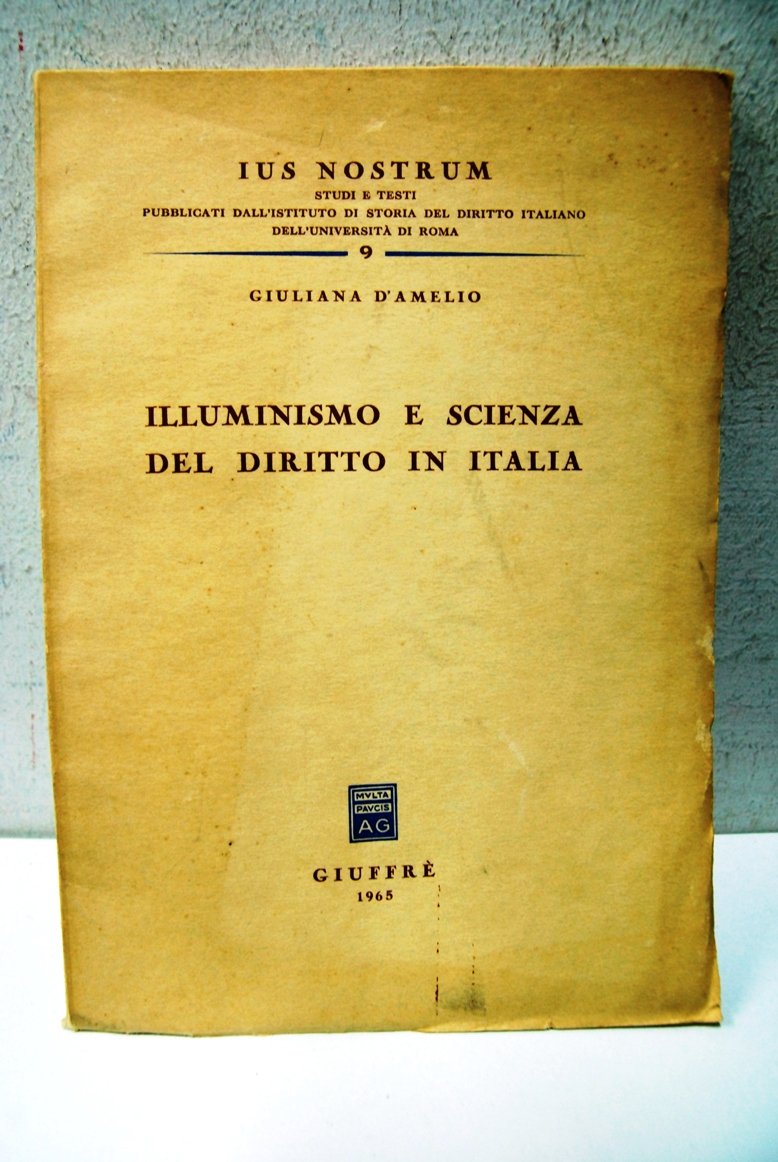 Illuminismo e scienza del diritto in italia | Immagine principale