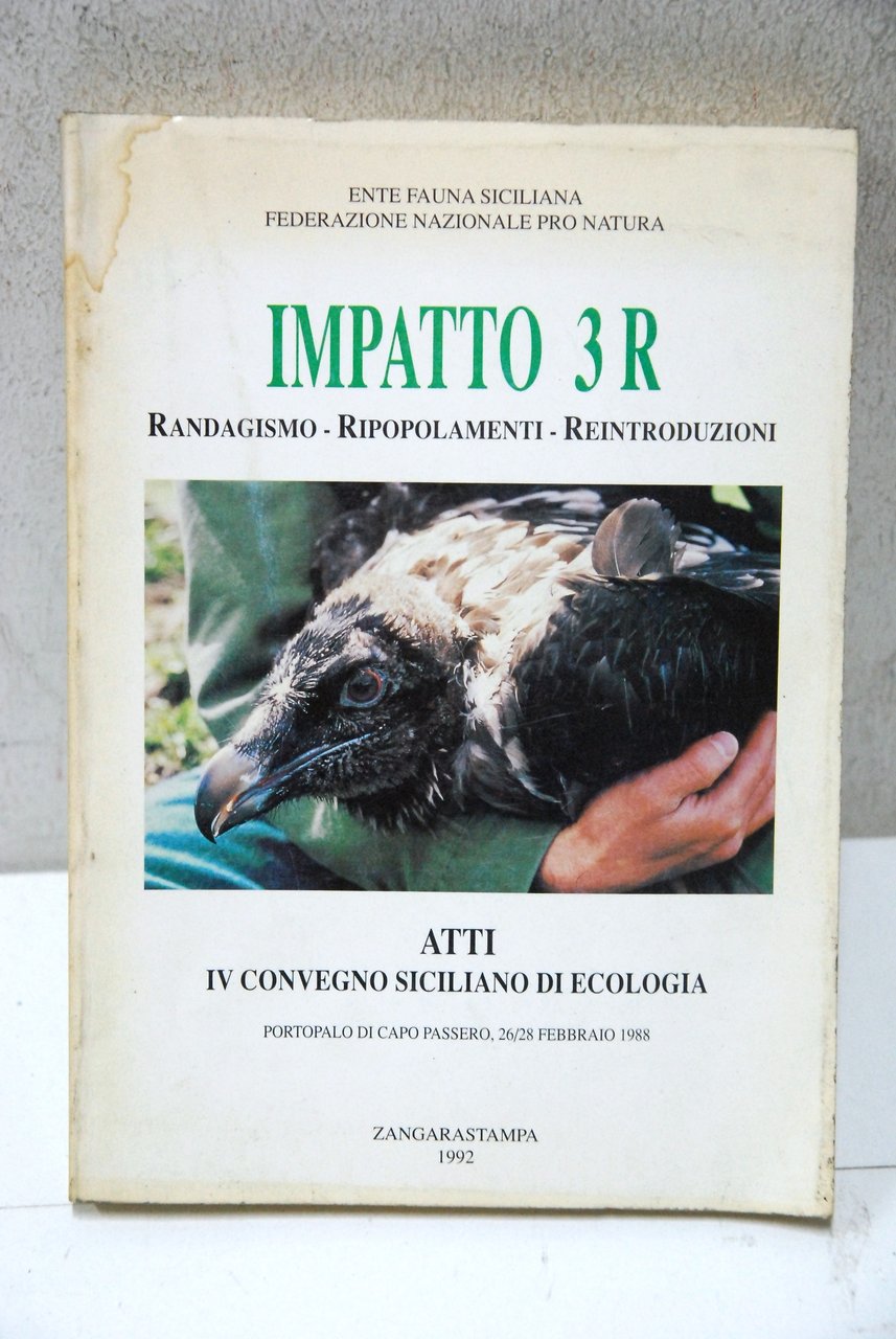 impatto 3 r randagismo ripopolamenti reintroduzioni atti IV convegno siciliano … | Immagine principale