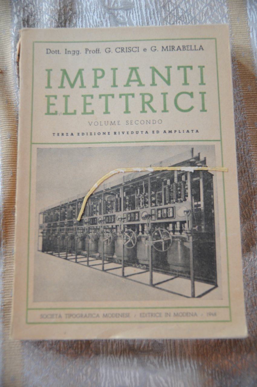 impianti elettrici VOLUME SECONDO
