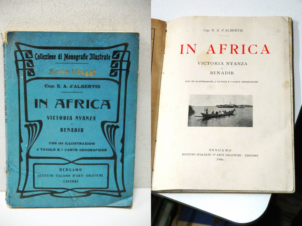 in africa victoria nyanza e benadir 1 ed. perfette cdz. | Immagine principale