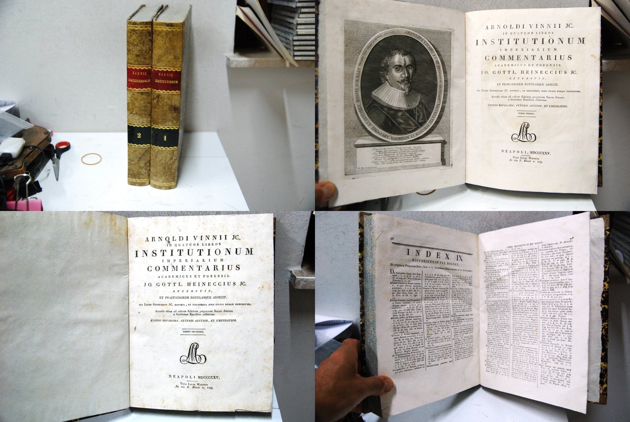 in quator libros institutionum imperalium commentarius (ottime cdz. come nuovo) | Immagine principale