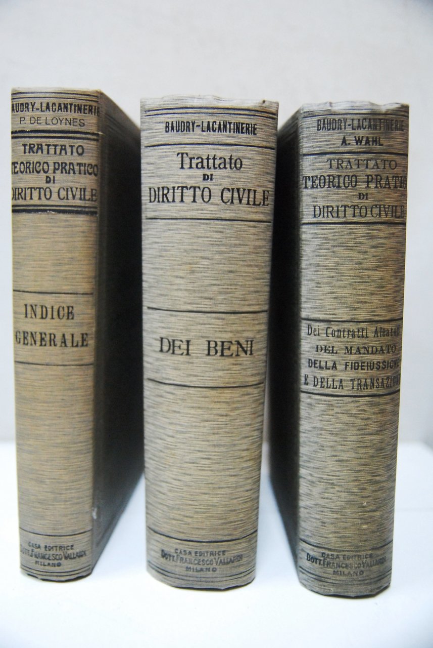 Indice generale, dei beni, dei contratti aleatori del mandato della … | Immagine principale