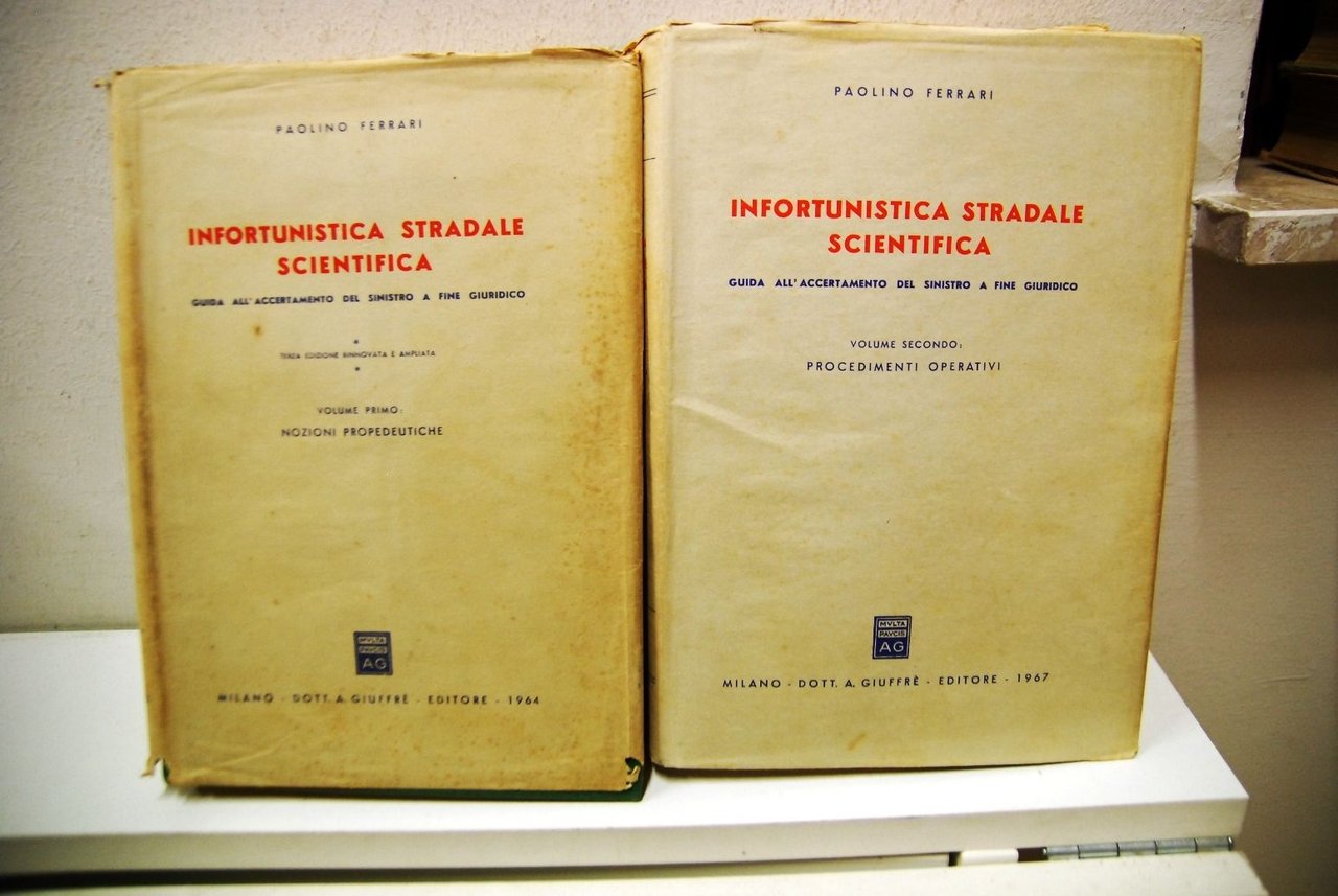 Infortunistrica stradale scientifica 2 vol.