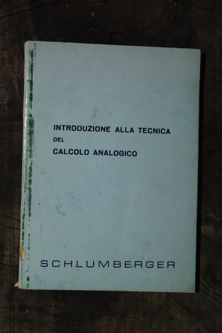 introduzione alla tecnica del calcolo analogico