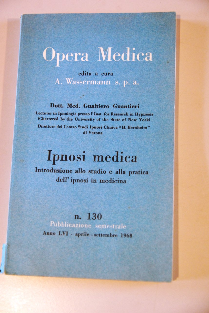 ipnosi medica n. 130 NUOVO | Immagine principale
