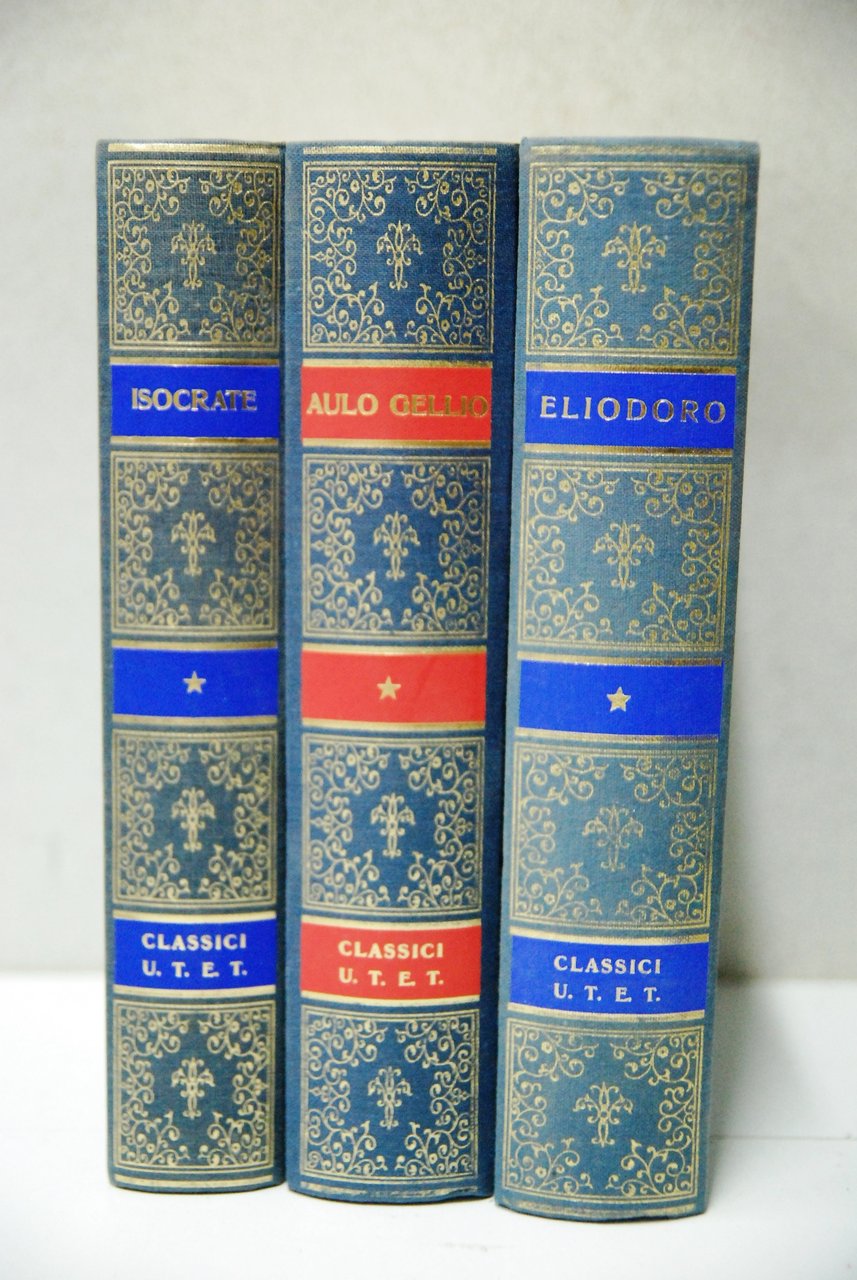 ISOCRATE aulo gellio eliodoro ( vendibili anche separatamente)