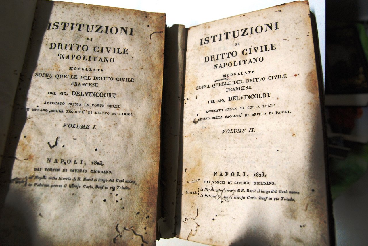 Istituzioni di diritto civile napolitano modellante sopra quelle del diritto …