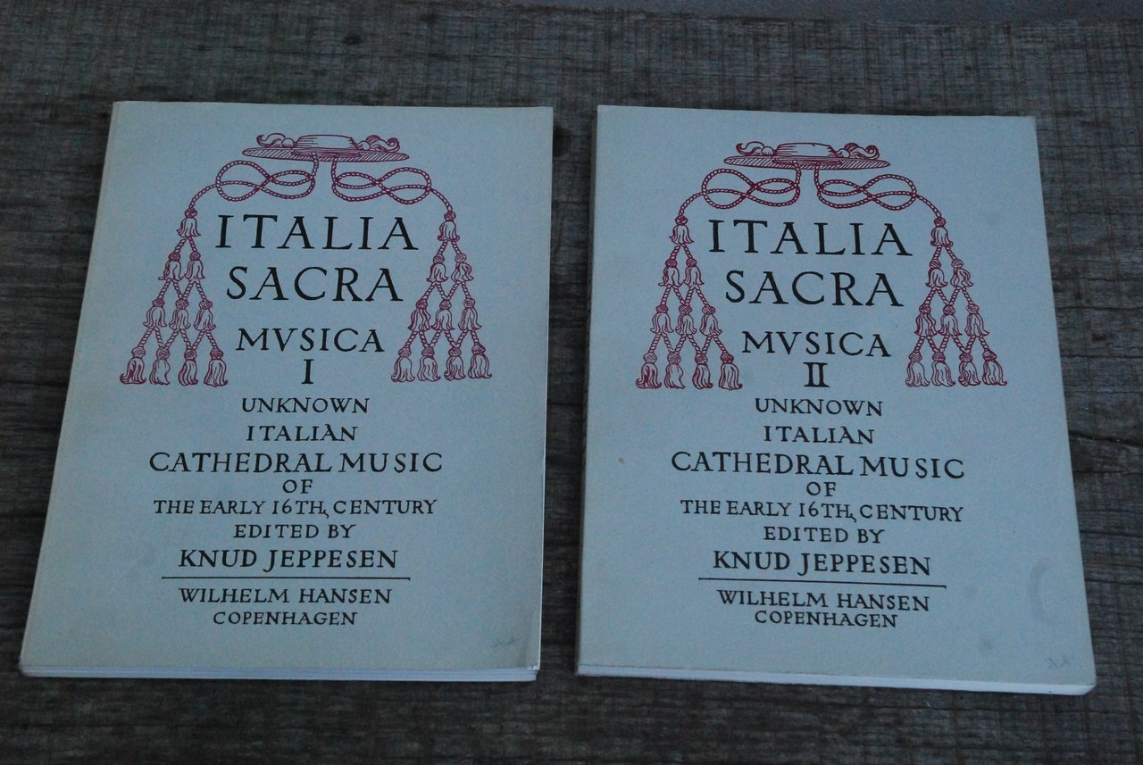 ITALIA SACRA MUSICA italian cathedral music of the early 16th …