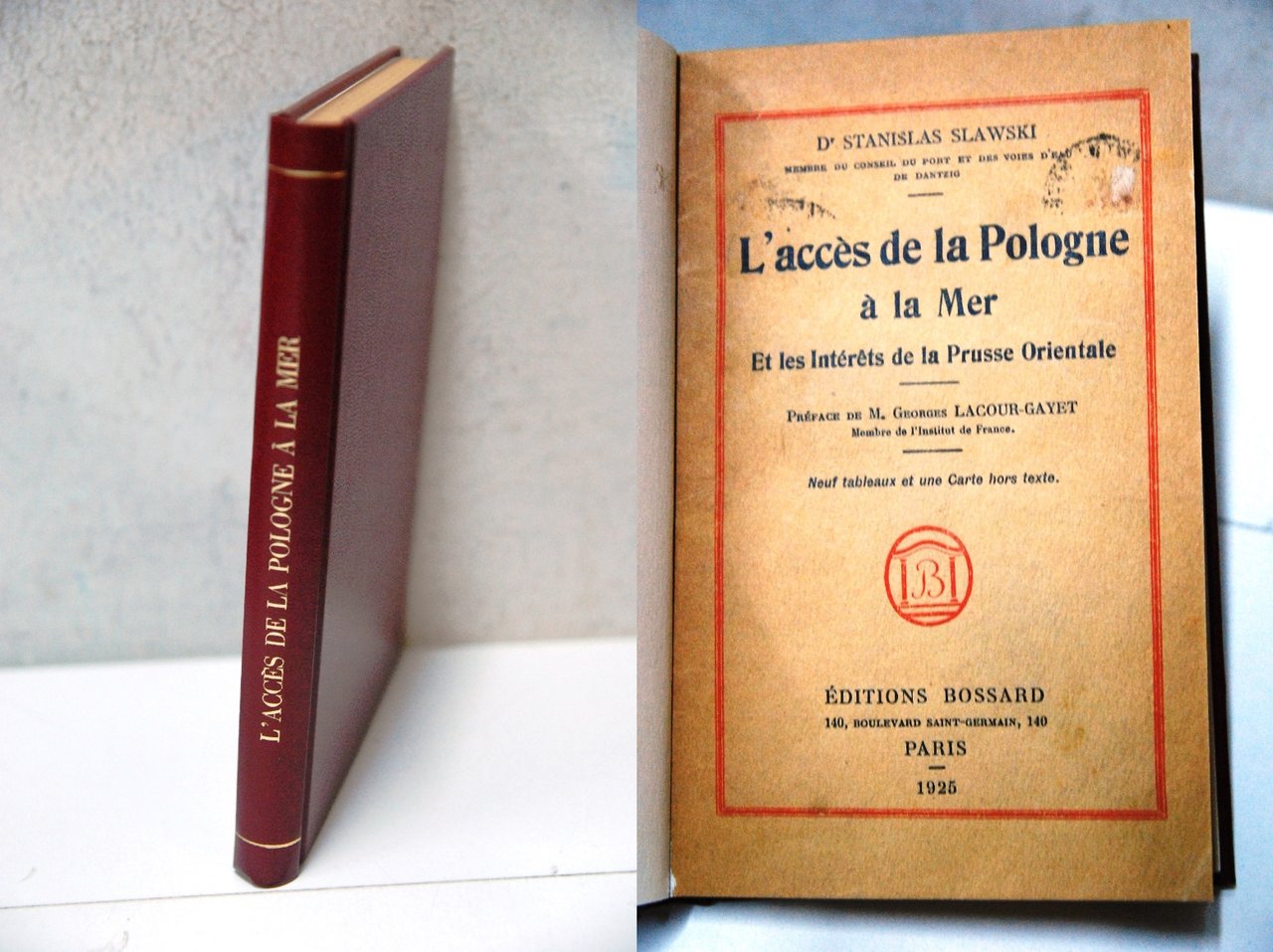 l'acces de la pologne a la mer (come nuovo, rilegato)