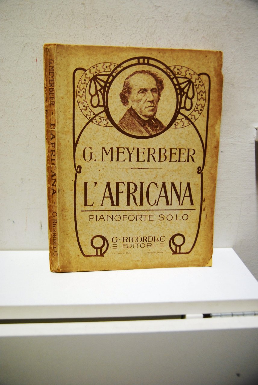 L'Africana, pianoforte solo