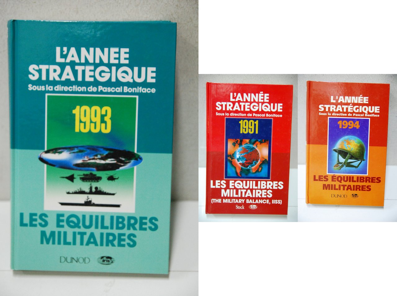 l'annee strategique 1991, 1993, 1994 3 voll. NUOVI hardcover
