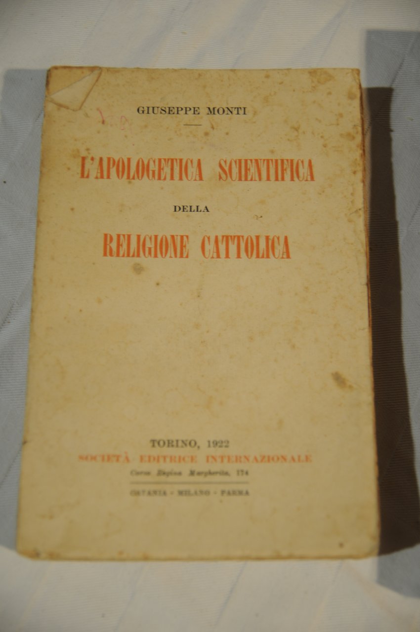 l'apologetica scientifica della religione cattolica | Immagine principale