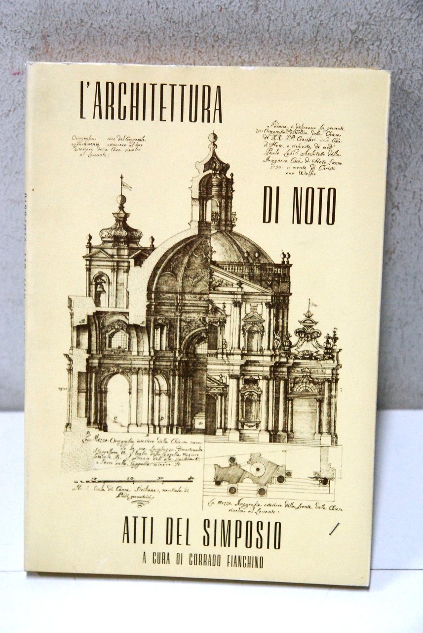 l'architettura di noto atti del simposio (NUOVO)